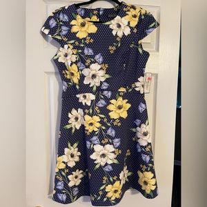 NWT Jessica Howard Floral Print Dress